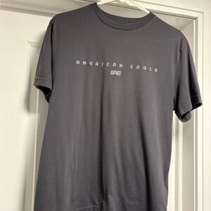 American Eagle Outfitters Men's Charcoal Tee